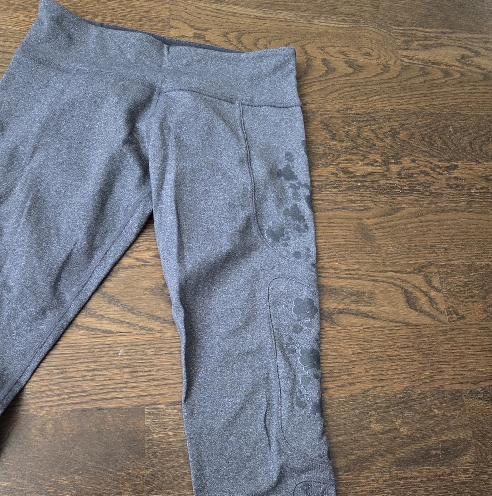 Lululemon Athletica Gray Capri Leggings Womens Sz.8 - Picture 2 of 10